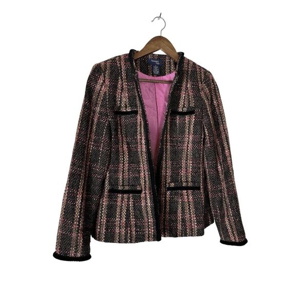 Fundamental Things Blazer Jacket Womens 6 Popcorn Knit Chic Barbie‎ Elle Woods - Picture 1 of 6